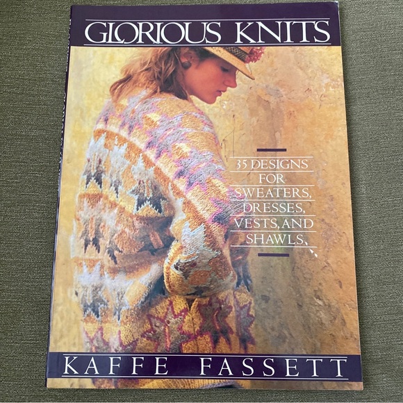 Glorious Knits by Kaffe Fassett/15 amazing designs for sweaters, shawls, dresses - Picture 1 of 10